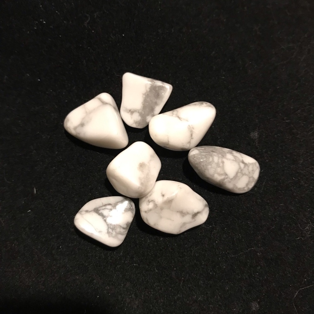 Polished Howlite Crystal lot